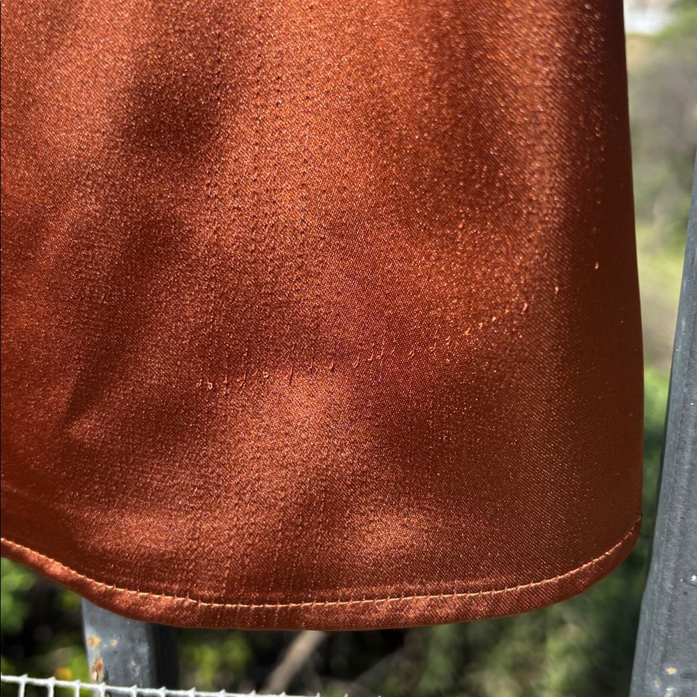 French Connection Copper Satin Maxi Skirt - Picture 5 of 5
